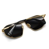 マックスマーラ サングラス MAX MARA MM0143/S 30A 59 サングラス ノーズパッド MM0143-30A-59 ゴールド ブラック ユニセックス