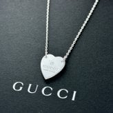 GUCCI グッチ ハート ネックレス レディース 母の日 シルバー925 チェーン ペンダント シンプル おしゃれ 結婚式 結婚記念日 プレゼント 妻 彼女 誕生日プレゼント 女性 母 ギフト チェーンネックレス ジュエリー ランキング お祝い クリスマスプレゼント