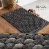 韓国ラグ 韓国風ラグ ぽこぽこ 玄関マット ナラム 約60×90cm 洗える 韓国風 北欧 おしゃれ 立体 マット 室内 滑らか ふわふわ 床暖房対応 ホットカーペット対応 ベージュ アイボリー ブラック