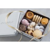 クッキー缶 中サイズ ギフト プレゼント 誕生日 御結婚祝い 内祝 御祝 御礼 母の日 父の日 敬老の日 記念日 御中元 御歳暮