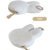 ミッフィー ファー 小銭入れ miffy フェイスシリーズ コインケース フェイス ミッフィーグッズ ミッフィー好き ミニポーチ ポーチ レディース 小物入れ 小物 プチギフト リング付き 子供 大人 ファーポーチ 女の子 プレゼント ギフト 贈り物