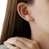 【無料ラッピング】  ヨンドシー 4℃ K10ホワイトゴールド ピアス ダイヤモンド ブランド 正規品 新品 ギフト プレゼント 人気 おすすめ 誕生日 記念日 クリスマス 送料無料