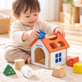 【誕生日祝い 名入れ】ミッフィー パズルハウス【メッセージカード無料】名入れ 名前入り ミッフィー mifffy 木のおもちゃ 知育玩具 積み木 音遊び 新生児 ギフト １歳 ２歳 クリスマス プレゼント プレゼント ギフト 贈り物