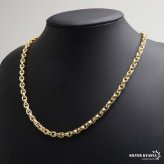 ペーパーチェーンネックレス 六字真言 小粒 ストーンネックレス ゴールド 18KGP 50cm 60cm ホワイトメタル 梵字 細身 二重ロック キラキラ 煌めく 高級感 重厚感 かっこいい メンズ 男性