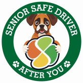 カーサイン 高齢者マーク SENIOR SAFE DRIVER ボクサー ステッカー シール 直径13cm 肉球 日本製 車