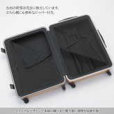 【PROTECA】00144 チェッカーフレーム スーツケース 98L 日本製 プロテカ ガンメタリック 使いやすい 旅行 出張 ユニセックス 7-9泊