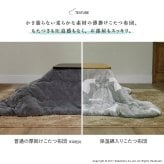 こたつ布団 正方形 北欧 保温綿入りこたつ布団 北欧柄タイプ-ヒートキートス 170×170cm あったか 防汚加工 洗える 保温 掛け布団 かけふとん コタツ 炬燵 こたつぶとん 中綿 テレワーク リモートワーク 在宅ワーク 新生活