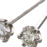 ピアス レディース 18金 ピンクゴールド ホワイトゴールド ダイヤモンド 0.1ct 2個セット スタッドピアス K18 天然石 アクセサリー 宝石 シンプル 誕生石 ギフト プレゼント