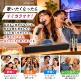 アンプ内蔵カラオケスピーカー サウンドプロN TKSM-37 家庭用 to-plan TO-PLAN  ワイヤレスマイク2本付き デュエット アンプ内蔵 Bluetooth 5.0 ホームシアター対応 カラオケアプリ使用 ひとカラ 練習 おうちカラオケ