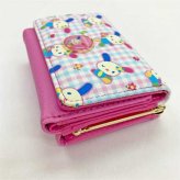 サンリオ ウサハナ 二つ折り財布 口金財布 がま口 財布 レディース 女の子 キッズ 子供用 小さめ コンパクト レトロ かわいい おしゃれ キャラクター グッズ サンリオ正規ライセンス品