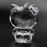 名入れ バカラ ハローキティ 2816542 Baccarat クリスタル 置物 オーナメント フィギュリン サンリオ コラボ 50周年 世界限定15000ピース 高さ9.5cm 正規品 誕生日 クリスマス ギフト プレゼント