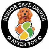 カーサイン 高齢者マーク SENIOR SAFE DRIVER アイリッシュセター ステッカー シール 直径13cm 肉球 日本製 車