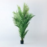 観葉植物 造花 アレカヤシ BROWN 全高約210cm 大型 フェイクグリーン 高級 本物そっくり リアル おしゃれ インテリア 人工観葉植物 アーティフィシャルグリーン オフィス 店舗 ホテル 開店祝い 室内 リビング 玄関 風水 ヤシの木 フェイク