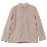 シニアファッション レディース 80代 70代 60代 90代 秋冬 あったか 防寒 裏ボア あったか フリース エンボス ジャケット おばあちゃん 服 誕生日 プレゼント ジャンパー 女性 ハイミセス ミセス 祖母 お年寄り 老人 高齢者（cki-fo2-2546d762）