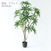 観葉植物 造花 アラレア BROWN 全高約155cm 大型 フェイクグリーン 本物そっくり おしゃれ インテリア 人工観葉植物 アーティフィシャルグリーン オフィス 店舗 ホテル 開店祝い 室内 ディジゴセカ フェイク