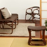 ソファ 座椅子 ベンチ ダイニングベンチ ラタン おしゃれ ラタン手編み カウチ シリーズ ラタンベンチ シンプル幅160 奥行き60 高さ75cm チェア 和風 天然木 2人掛け リビングチェア 椅子 食卓椅子 長椅子