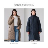 中綿コート キルティングコート スタンドカラー レディース 軽い 軽量 ワッシャー タフタキルト 軽い 暖かい アウター キルティング コート ロングコート  ラグランスリーブ 防寒 大きいサイズ LL 3L 冬 ギフト プレゼント 5F (08000366r)