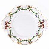 【名入れ無料】ロイヤルコペンハーゲン スターフルーテッド クリスマス ケーキディッシュ ディーププレート 深皿 28cm×25cm 日本未発売 2503422(1018148) 【スペシャルラッピング660円(別売り)】 北欧食器 洋食器 送別会 誕生日 お中元 還暦祝い 結婚祝い 結婚式 高級 父の日 母の日 成人祝い ホワイトデー