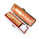 智頭杉印鑑 ラッピング付き 高級もみ革印鑑ケース付 印鑑 はんこ 10.5～18.0mm 6サイズから選べる 認印 銀行印 実印 個人印鑑 永年保証 彫刻 ギフト プレゼント