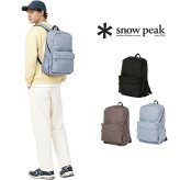 snowpeak Everyday Use Backpack リュック 大容量 普段使い ビジネス 通勤 使いやすい シンプル レディース メンズ ギフト プレゼント ブラック ac25su402