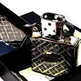 ZIPPO ライター ヘリテージ ブラック 両面加工 彫刻 ジッポ ロゴ Heritage Black 1932 おしゃれ 七宝 かっこいい 黒 ギフト プレゼント メンズ レディース