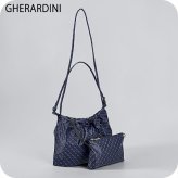 ゲラルディーニ ショルダーバッグ レディース ブランド GHERARDINI Italy GHB0210 ODISS ネイビー/ブラック