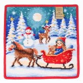 フェイラー FEILER ハンカチ ハンドタオル ウィンター2026 25cm レッド 馬とソリ レディース WINTER 2026 誕生日 お中元 夏ギフト タオルハンカチ  結婚祝い 結婚式 結婚記念日 出産祝い 高級  母の日 バレンタイン 【スペシャルラッピング660円(別売り)】  ホワイトデー ネコポス