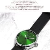 ポールスミス Paul Smith 腕時計 メンズ 革ベルト 41mm レザー クラシック ブランド 人気 ウォッチ ギフト プレゼント テンポ TEMPO グリーン グレー シルバー ブラック
