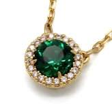 SWAROVSKI スワロフスキー ネックレス 5680557 Una Angelic アクセサリー グリーン ゴールド レディース