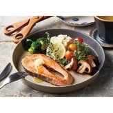 キングサーモンステーキ (ARE-062) [お中元][お歳暮] ※送料無料(北海道・沖縄・離島への配送不可)
