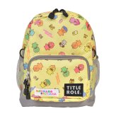 キッズリュック こんなこいるかな キッズ ミートアップリュック 子供 リュック 9L リュックサック 保育園 幼稚園 通園 通学 遠足 子供用 デイパック 小さめ コンパクト キャラクター チェストベルト ポケット付き 背面メッシュ 男の子 女の子 ホワイト イエロー かわいい