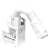 アイリスオーヤマ ふとん乾燥機 カラリエ FK-CW3E-W シングルノズル 靴乾燥 衣類乾燥対応　KARARIE FUTON DRYER FK-CW3E-W ホワイト 梅雨・湿気対策 専用アタッチメント付属: ふとん乾燥、布団あたため、くつ乾燥、衣類乾燥  寝具ケア  雨の日 室内干し補助 生活家電