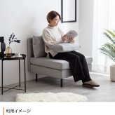 ソファ 座椅子 ー 1人掛け ロー ひとりがけ 1人用 一人用 一人暮らし おしゃれ 人気 新生活 おすすめ シングル ホテルライク モダン シンプルモダン ローバック コンパクト スリム クッション付き