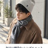 2026 最新 ポロ ラルフローレン ニット帽 メンズ レディース ブランド POLO RALPH LAUREN ロゴ 無地 PC0598 黒 青 ネイビー グレー 帽子 選べるモデル