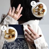 ステンレス タイガーアイリング 7タイプ 18KGP ゴールド gold ボヘミアン 虎目石 オープンリング フリーサイズ レディース 女性 指輪 金属アレルギー対応