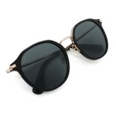 マックスマーラ Max Mara サングラス ノーズパッド UVカット アイウェア ボストン ウェリントン MM0147-K/S 01A 54 メンズ レディース ユニセックス ブラック+グレー 海外正規品