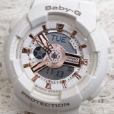 ペアウォッチ gショックG-SHOCK BABY-G  ペア腕時計 カシオ 2本セット  アナデジ GA-110RG-7AJF BA-110XRG-7AJF お揃い     新品　婚約　夫婦 高級　クリスマス プレゼント