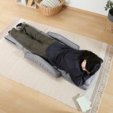 4WAY座椅子 グレー・ブラウン・ネイビー 3色展開 フロアチェア リクライニング コンパクト 一人掛け おしゃれ シンプル 新生活 家具 インテリア 不二貿易