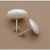 バロックパール ピアス 大粒 ボタン 淡水パール シルバー925 レディース フォーマル カジュアル 1個ずつバラ売り プレゼント