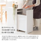 ゴミ箱 ドロワーダストボックス 幅30cm 奥行45.5cm 高さ70cm ゴミ箱 キャスター付き 天板 ダストボックス 45L 木目調 ひとり暮らし ラック 棚 ごみ箱 シンプル 清潔感 ナチュラル ブラウン すき間収納 45リットル おしゃれ ウッド