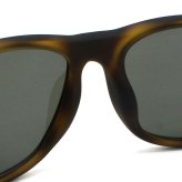 レイバン Ray-Ban サングラス ジャスティン ローブリッジフィット UVカット アイウェア ウェリントン スクエア 0RB4165F 865/87 55 メンズ レディース ユニセックス ラバーハバナ+ダークグレーポーラー 海外正規品