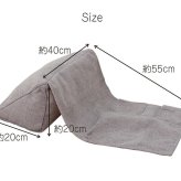 クッション 背もたれ 三角 ポケット ソファ ソファー 収納 フロアクッション 枕 背当 スマホ シンプル 国内綿入れ加工 約25×50×45cm 座布団 インテリアクッション 収納付き 収納付きクッション リビング 敷物 新生活 床用 模様替え 家具