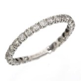 指輪 エタニティリング ダイヤ 0.5ct Pt900 プラチナ ダイヤモンドリング 7号 レディース シンプル 重ね付け 婚約指輪 結婚指輪 プレゼント ギフト