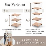 アクリルラック 5段 ONRC0339 キャスター付きオープンラック ラック シンプルスタイル モダン 角型 アクリル 透明ラック クリアラック ディスプレイラック幅45.5cm 奥行45.5cm 高さ126cm 新生活
