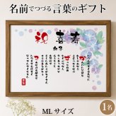 喜寿祝い ポエム 名前 メッセージ アート【名前ことば 1名様】ML 古希 喜寿 傘寿 米寿 卒寿 白寿 祝い プレゼント 金婚式 銀婚式 詩 感謝状 ギフト 名入れメッセージ 贈り物 お祝い 記念品 名前入り 男性 女性 父 母 敬老の日 誕生日 メッセージギフト