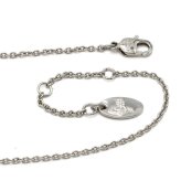 ヴィヴィアンウエストウッド VIVIENNE WESTWOOD ネックレス 63010135-02P103-IM CLAUDE SMALL NECKLACE プラチナム シルバー