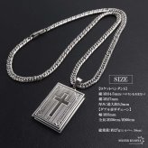 ステンレス ロケットネックレス HIPHOP ダブル喜平チェーンネックレス ロケットペンダント クロスネックレス 写真 記念 思い出 50cm 60cm ゴールドネックレス 18KGP シルバー 十字架 6面カット メンズ 男性 金属アレルギー対応