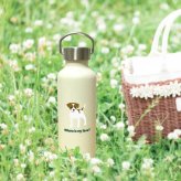 ジャックラッセルテリア かわいい 取っ手付き マグボトル おしゃれ 290ml 保温 保冷 ステンレス 真空 断熱 二重構造 ボトル タンブラー 水筒 マイボトル オリジナル ジャックラッセル ジャック JRT 犬 ペット 動物 アニマル