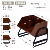 アンティーク スタッキングBOX ONLS0410 完成品 天然木 収納ボックス ヴィンテージ 幅43cm 奥行36cm 高さ37.5cm リビング収納 木製 収納 スタッキング 収納ラック パイン材 オープン収納 見せる収納 ア 新生活