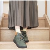 pansy パンジー ショートブーツ レースアップ レディース 軽量 幅広 4E リブニット 生活防水 弾力性 防滑 断熱性 厚底 フラット 誕生日 結婚記念日 母 妻 祖母 娘 父 夫 祖父 息子 友達 親戚 兄弟 父の日 母の日 クリスマス ホワイトデー 卒業 入学 バレンタインデー ラッピング ギフト